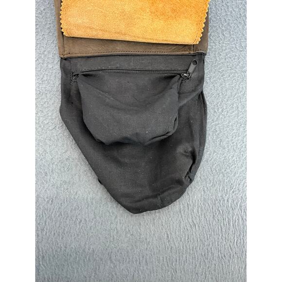 Vintage Guess Brown Tooled Leather Crossbody Boho Saddle Bag Purse - Picture 11 of 11